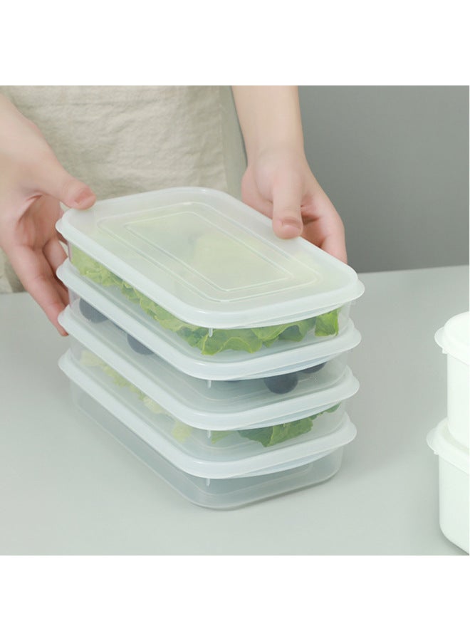 Fresh-keeping Box Food Grade Refrigerator Special Wholesale Transparent Plastic With Lid Fruit Fresh-keeping Frozen Sealed Food Box-Specifications:Transparent Thickening Upgrade 900ML  - Image 4