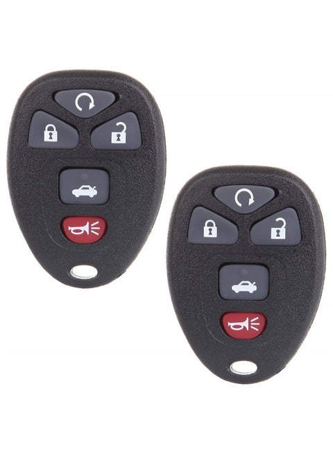 Keyless Entry Remote Start Car Key Fob for 22733524 KOBGT04A Malibu Cobalt G5 G6 Grand Prix Lacrosse Allure 5 Button key clicker