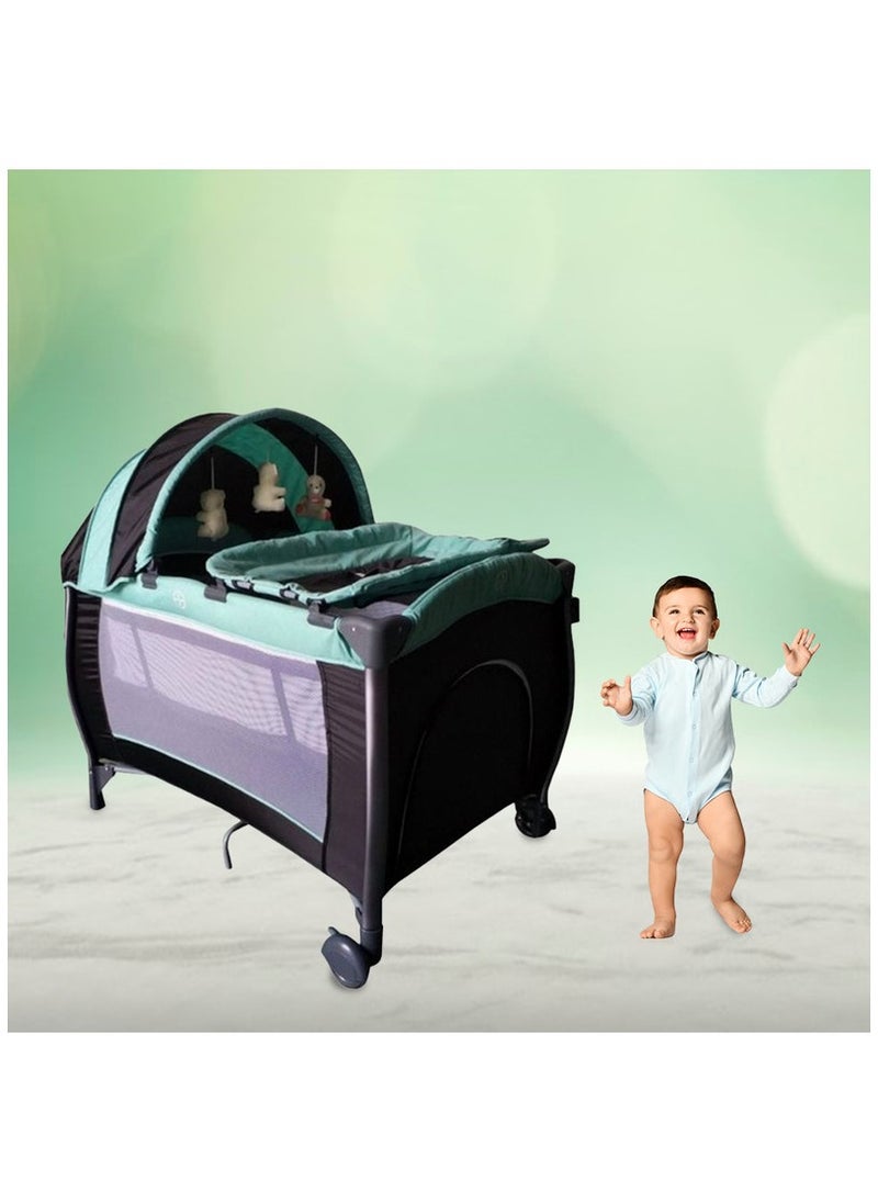 Baby Playpen Two Layers With Toys 27-991LG-Green - pzsku/Z75BFC71F36B844C2357FZ/45/_/1701278321/0de22688-f33d-4360-a45f-d2b2472971f0