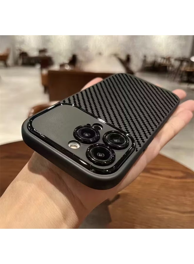 Temu A stylish, luxurious, shockproof phone case with a wavy stripe pattern, made of soft silicone, protective cover compatible with iPhone 13 Pro. - Image 2