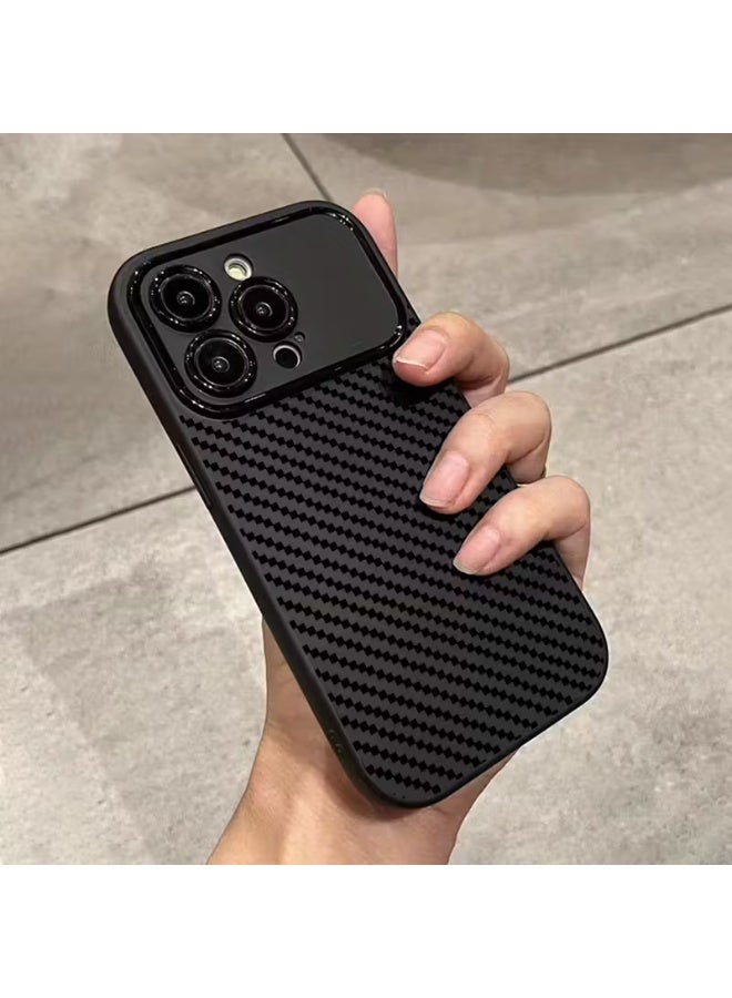 Temu A stylish, luxurious, shockproof phone case with a wavy stripe pattern, made of soft silicone, protective cover compatible with iPhone 13 Pro. - Image 1