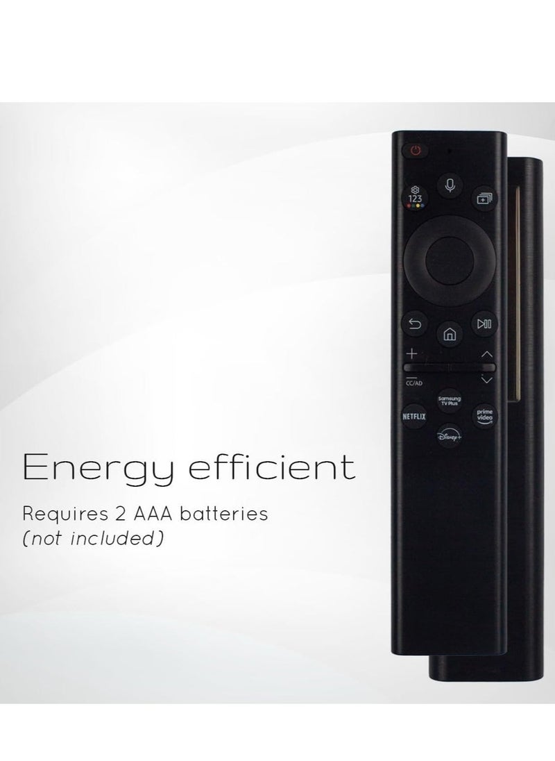 Replacement Voice Remote Control for Samsung Smart TV Includes Netflix, Prime Video and Samsung Internet Shortcut Buttons (BLACK, ELT-REM-C-08A) - Image 2