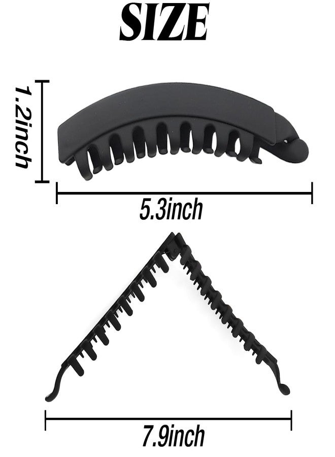 ROYHOO Large Banana Hair Combs, Nonslip Clincher Combs for Thin and Medium Thick Hair, Strong Hold Ponytail Holders for Women and Girls - Image 2