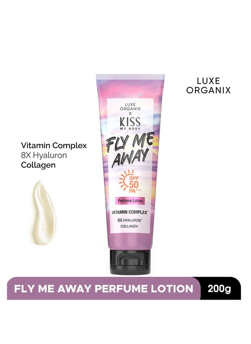 LUXE ORGANIX Fly Me Away Perfume Lotion Spf 50 Pa+++ 200g  - Image 2