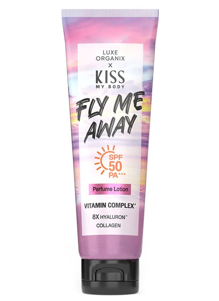 LUXE ORGANIX Fly Me Away Perfume Lotion Spf 50 Pa+++ 200g  - Image 1