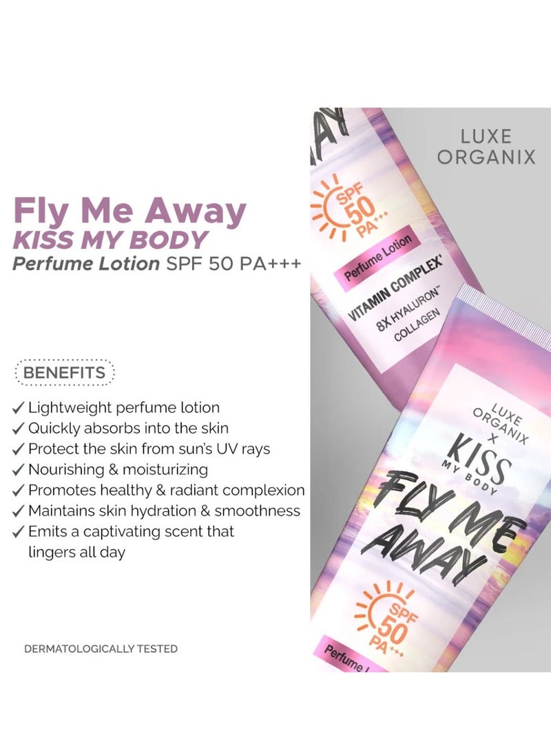LUXE ORGANIX Fly Me Away Perfume Lotion Spf 50 Pa+++ 200g  - Image 3
