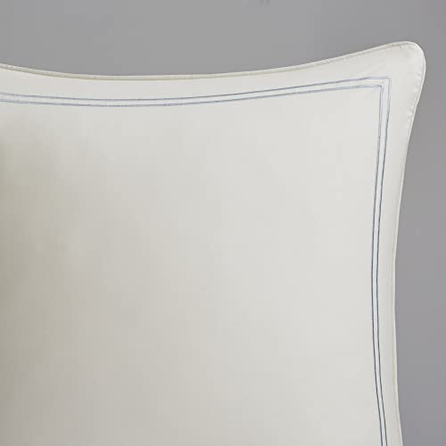 Harbor House Modern Fashionable Design Euro Sham European Square Decorative Pillow Cover, Zipper Closure (Pillow Insert NOT Included), 26x26, Chelsea Ivory - Image 5