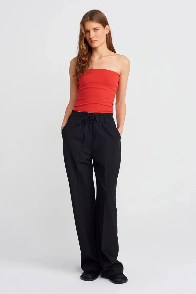 Dilvin Red DILVIN Strapless Bodycon Bandeau Blouse for Women | Best Price UAE