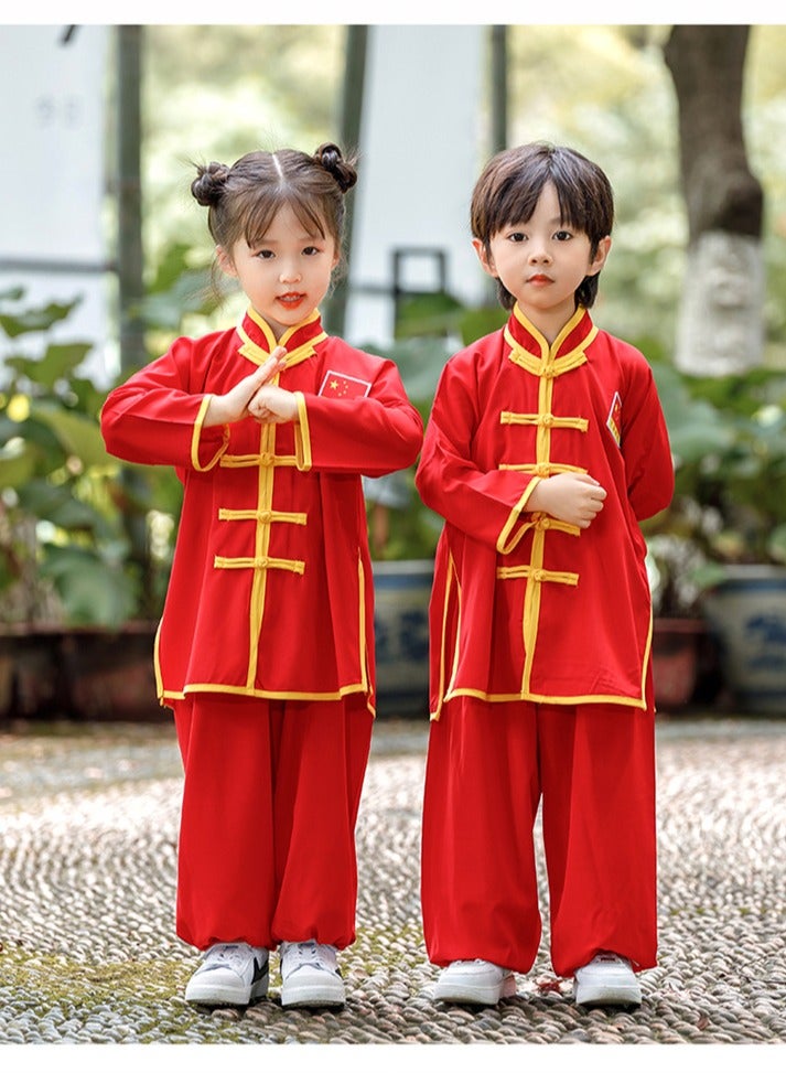 Unisex Short Kung Fu Uniform Nanquan Wushu Kungfu Suits for Children Tai Chi Clothes for Martial Arts and Sportswear - Image 3