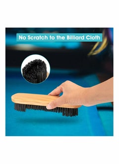 Generic 2 Pcs Billiards Pool Table Rail Brush Set,Pool Table Brush, Snooker Table Brush Set, Pool Table Felt, Pool Tables Pool Table Felt Cleaner Billiards Pool Table Accessories  - Image 5