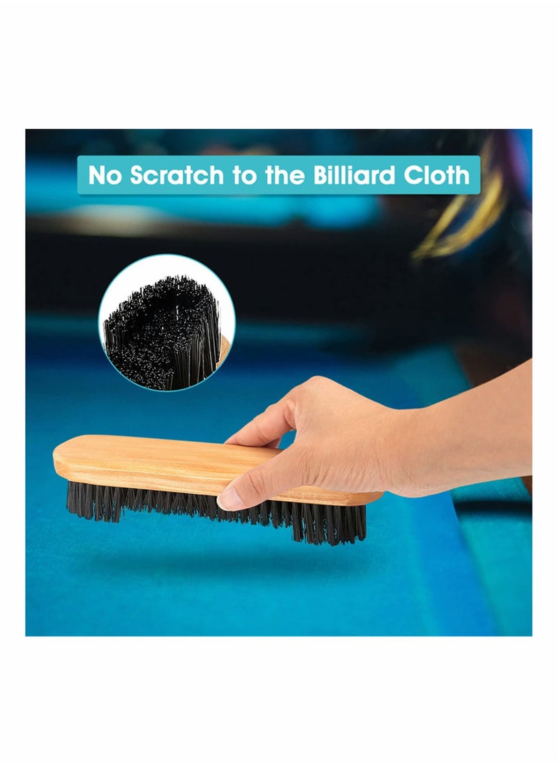 Generic - 2 Pcs Billiards Pool Table Rail Brush Set,Pool Table Brush, Snooker Table Brush Set, Pool Table Felt, Pool Tables Pool Table Felt Cleaner Billiards Pool Table Accessories - Image 1