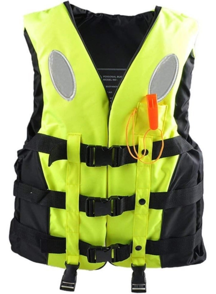 REBENUO Swimming jacket, latest model, safety jackets, size XXL (phosphorus)  - Image 1