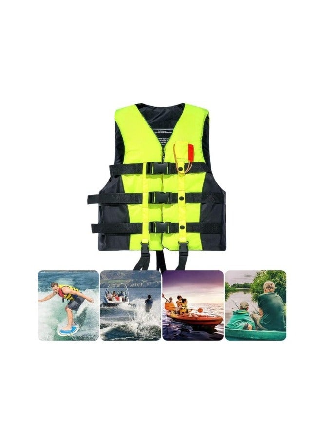 REBENUO Swimming jacket, latest model, safety jackets, size XXL (phosphorus)  - Image 2