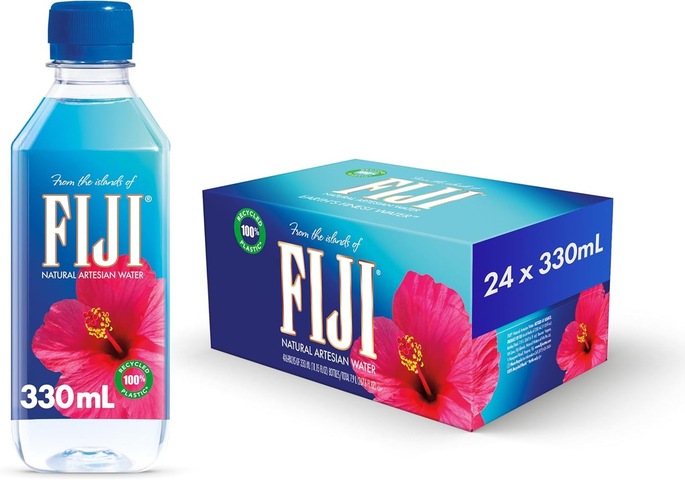 FIJI Natural Artesian Water 330 mL (Pack of 24)