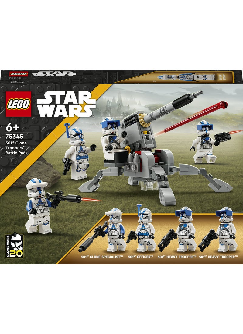 LEGO Star Wars™ 501st Clone Troopers™ Battle Pack 75345 Building Toy Set (119) Pieces  - Image 2