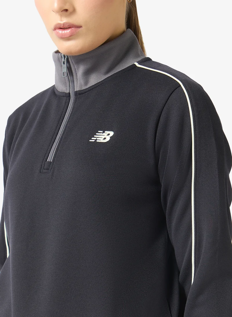 New Balance DARK NIGHT (DNT) Legacy Pique Sweatshirt for Women | Best Price UAE