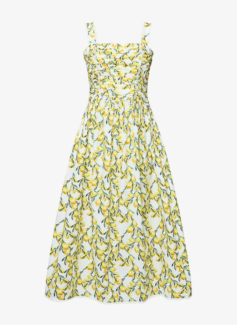 French Connection  Women's Citrus Multi Citrus Barletta Midi Dress for Women | Best Price UAE