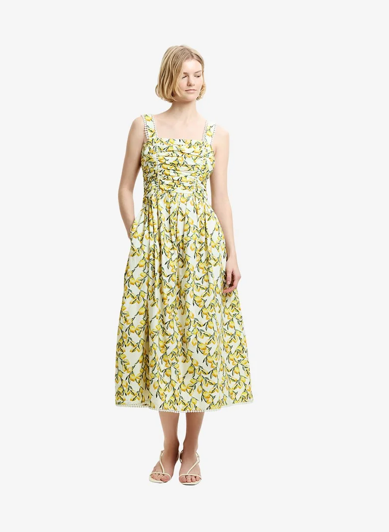 Women's Citrus Multi Citrus Barletta Midi Dress