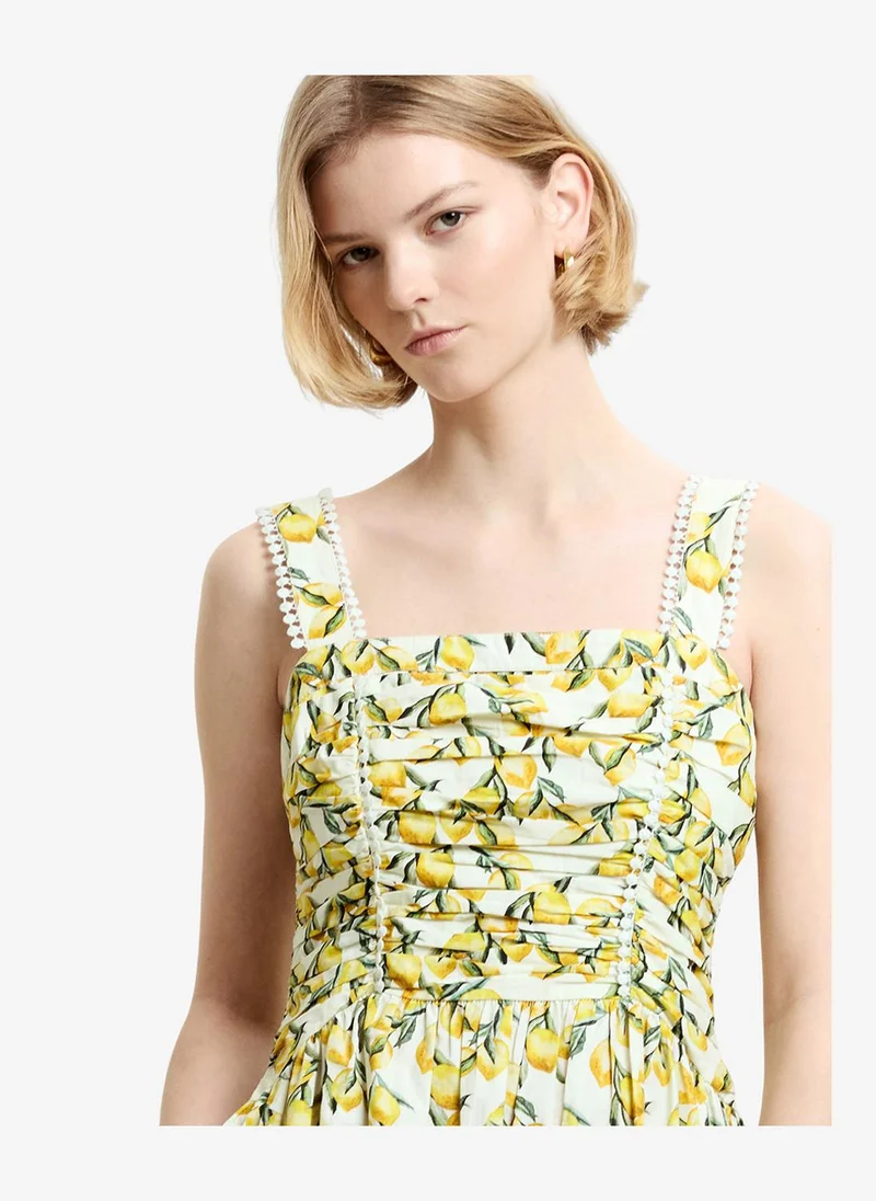 French Connection  Women's Citrus Multi Citrus Barletta Midi Dress for Women | Best Price UAE