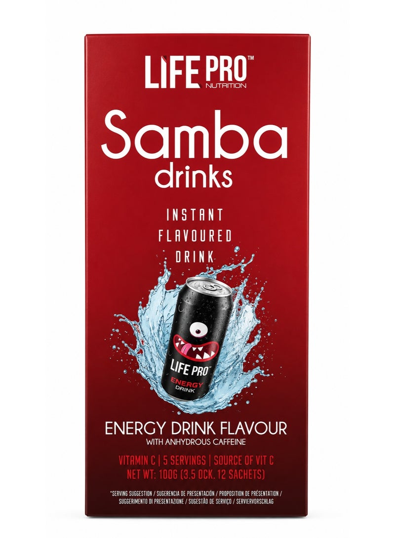 Life Pro Smaba Drinks Energy 12 Sachets – Instant Energy Drink Mix