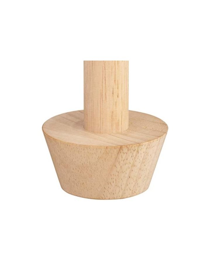 Pretty Comy Wood Egg Tart Pusher Double Side Tart Tamper  Eggtart Mold Baking Cake Kitchen Tools - Image 2