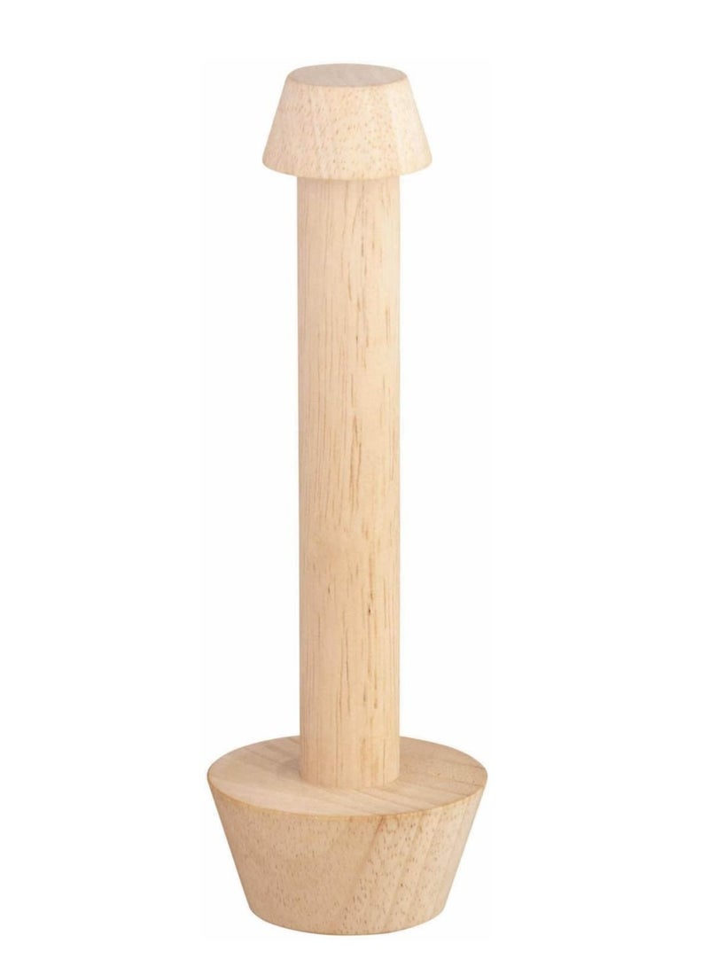 Pretty Comy Wood Egg Tart Pusher Double Side Tart Tamper  Eggtart Mold Baking Cake Kitchen Tools - Image 1