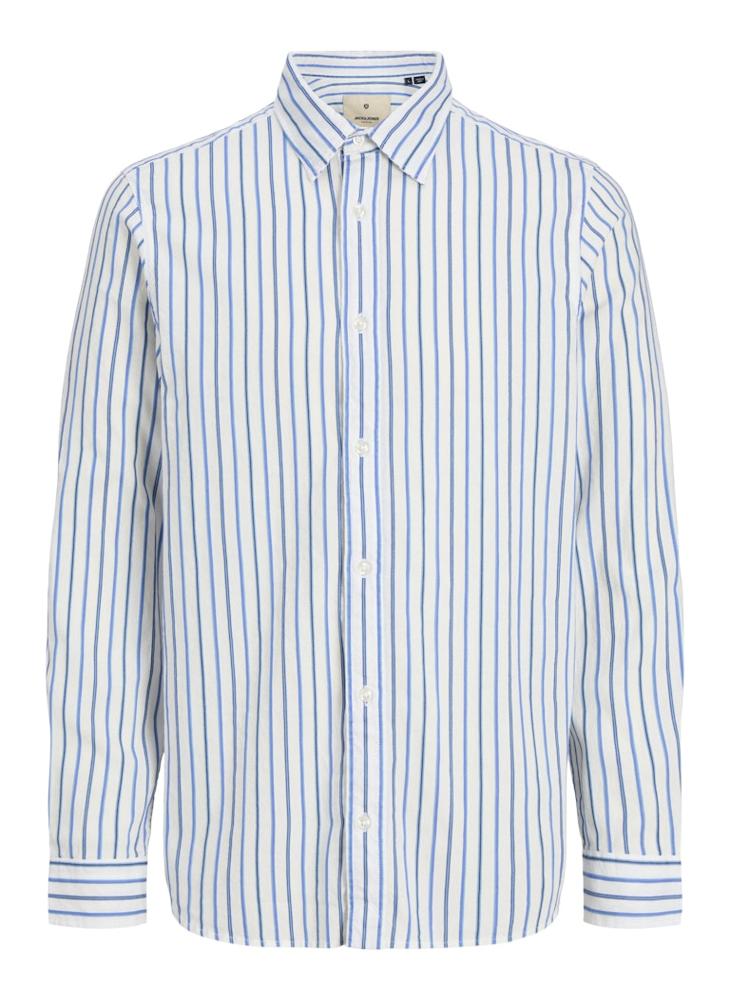 JACK & JONES JPRBLULIAM DOBBY STRIPE L/S SHIRT  - Image 5