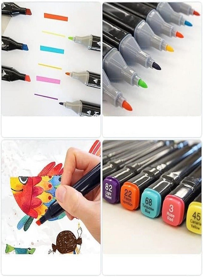 80-Piece Graphic Marker Pen Multicolour - Image 3