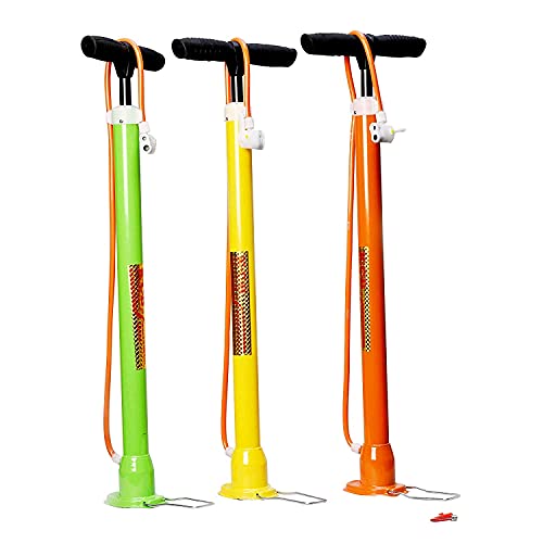 Drauss Steel Metal Multipurpose Air Pump for Car, Bicycles, Scooters, Balls, Bikes and the like ( Multicolour ) - Image 4