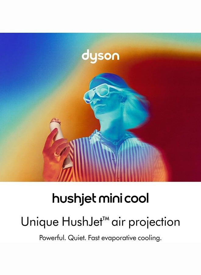 dyson Unique HushJet™ air projection| Powerful| Quiet| Fast evaporative cooling Fan HushJet Mini Cool Stone / Blush - Image 3