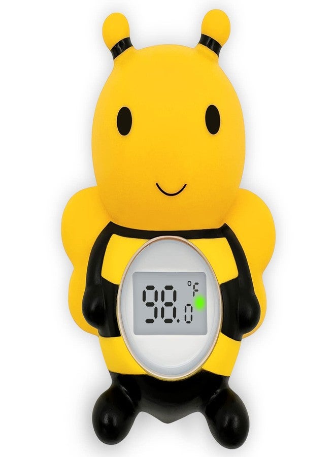 IOG Baby Bath Thermometer Floating Toy - CPC Certified | IP68 Waterproof Water Temperature Thermometer for Bathtub, Tub Toy Gift for Newborn Baby Shower, Infants, Toddlers, Kids (Bee) - Image 1