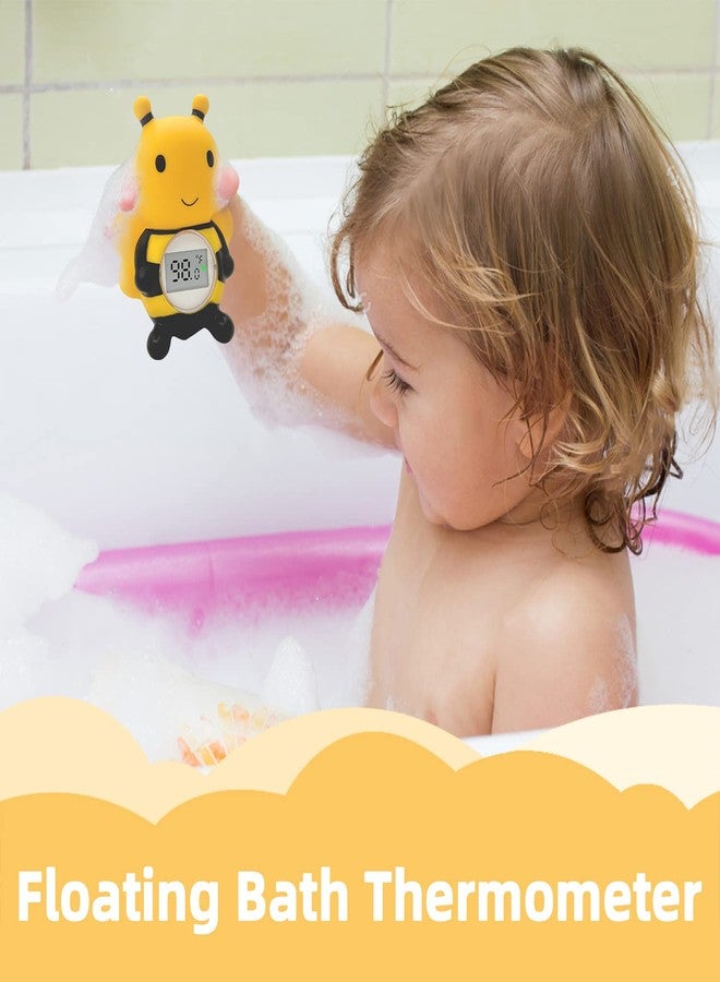 IOG Baby Bath Thermometer Floating Toy - CPC Certified | IP68 Waterproof Water Temperature Thermometer for Bathtub, Tub Toy Gift for Newborn Baby Shower, Infants, Toddlers, Kids (Bee) - Image 5