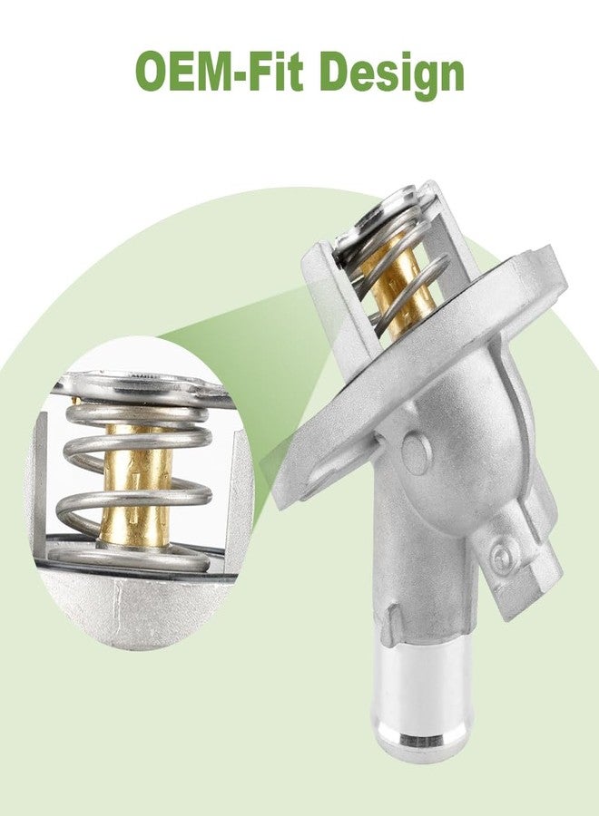 WMPHE Aluminium Engine Coolant Thermostat Housing Replacement for 902-2089, Compatible with Buick Envision Regal Cadillac ATS CT6 Chevy Camaro Blazer Malibu Traverse GMC Acadia Terrain 2013-2022 - Image 5