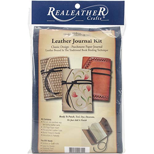 Realeather C4182-00 Journal Leathercraft Kit, 4.5" x 6", Natural , 1-Kit - Image 1