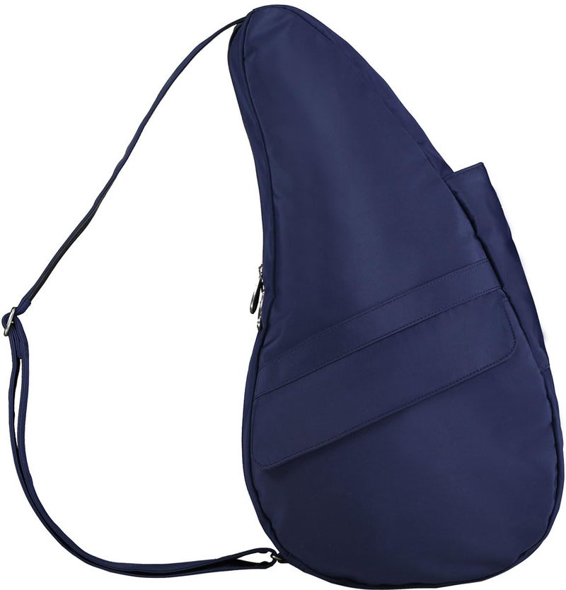 AmeriBag 19" Microfiber Healthy Back Bag Ergonomic Crossbody Sling for Everyday Use, Travel & Walking Comfort (Navy) - Image 4