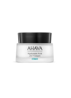 AHAVA AHAVA Hyaluronic Acid 24/7 Cream - Long-lasting hydration from inside & out, boosts hydration, softening & refining skin's texture, long-term wrinkle prevention, with Osmoter, ATPeptides, 1.7 Fl.Oz  - Image 1