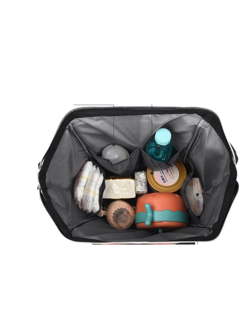 Baby diaper bag, waterproof, suitable for carrying all baby items, with an attractive design and high quality (Blue