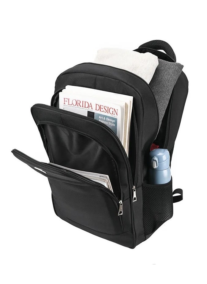 VIO Lightweight Water Resistant Laptop Backpack Casual Multi compartment Unisex Travel Hiking Bag with USB Charging Port and Reflector Durable Work Bag for Office College School Kids Men Women  - Image 2