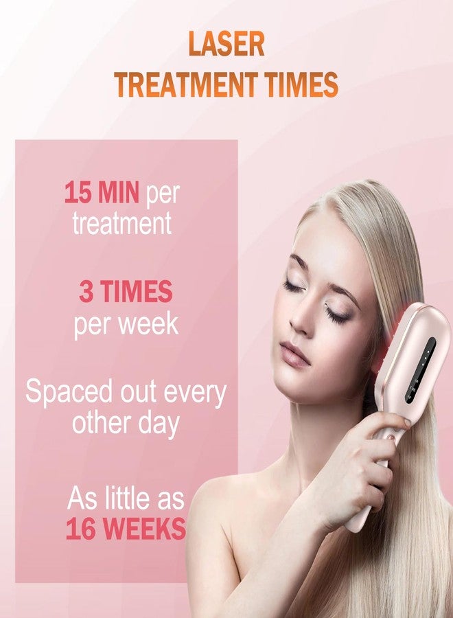 مشط ليزر لعلاج نمو الشعر، موديل: Lasercomb-001، مشط ليزر معتمد من إدارة الغذاء والدواء الأمريكية لتحفيز نمو الشعر، يعزز نمو الشعر لدى النساء والرجال - Image 4