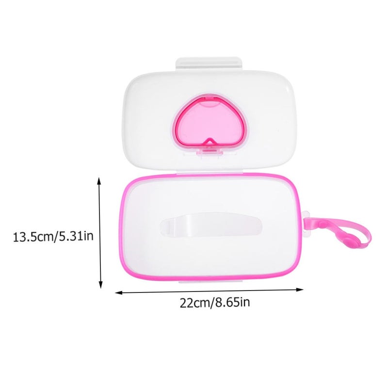 Portable Wipes Case 2 Pack Lightweight Holder For Stroller Diaper Bag Travel - Image 3