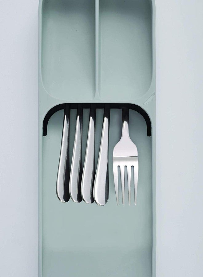 MOSHTU Cutlery Divider Box Drawer Spoon Organizer Kitchen Drawer Organizer Tray Rack Shelf Spoon Fork Cutlery Rack Divider Box (Multi Color) - Image 3