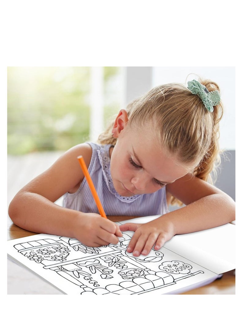 ROMANTIC VIBES: Coloring Book for Adults and Kids, Bold and Easy, Simple and Big Designs for Relaxation (Cozy Scenes Coloring Book) - Image 3