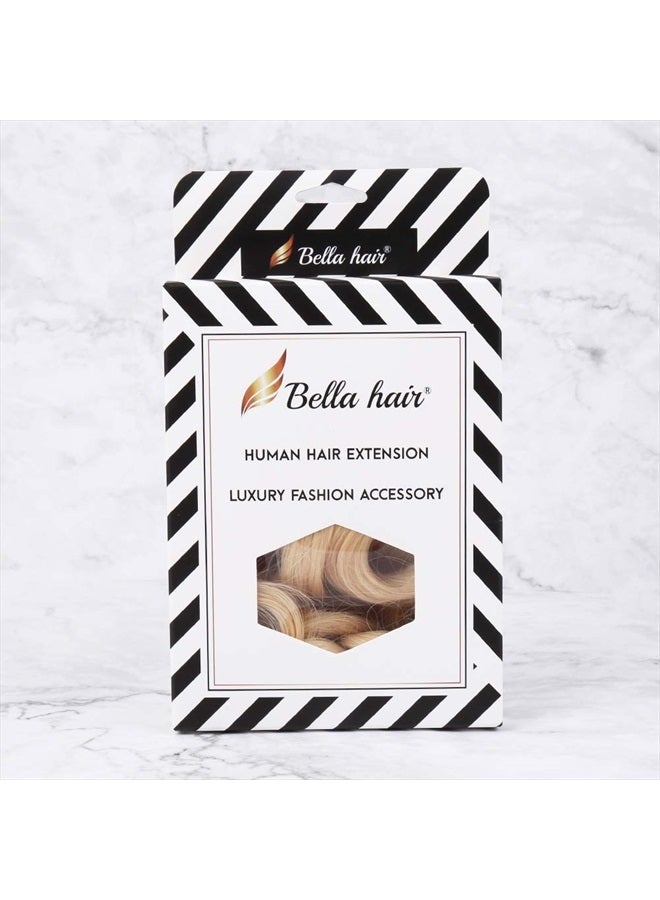 Bella Hair Instant Messy Bun Extension, Real Human Hair Scrunchies for Women Wavy Curly Up-Do Chignon Hairpiece (#613 Blonde/Baby Blonde) - Image 3