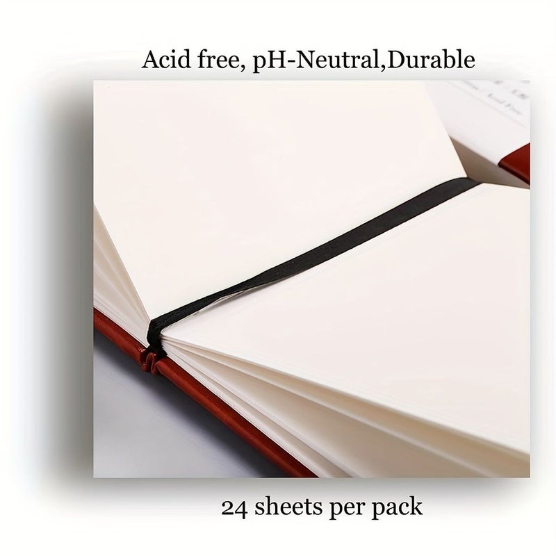 Hot Press 3.5in X 5.5in Travel Watercolor Notebook Soft Faux Leather Cover with Elastic Pen Holder Portable Pocket-Sized Journal for Sketching Painting and Quick Notes - Image 5