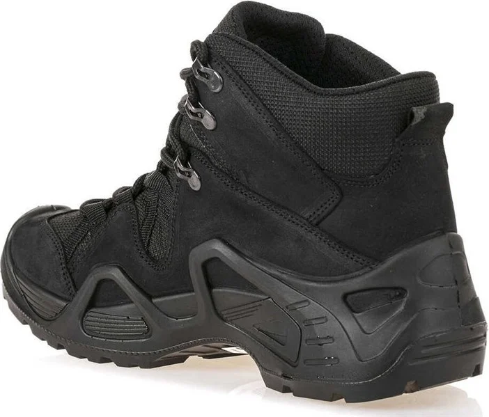 سكوتر Black Leather Men's Waterproof Tactical Boots P1492NS