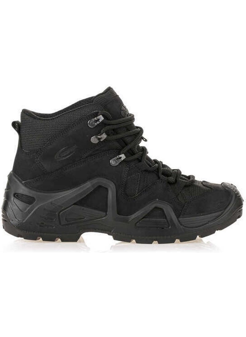 Scooter  Black Leather Men's Waterproof Tactical Boots P1492NS  - Image 1