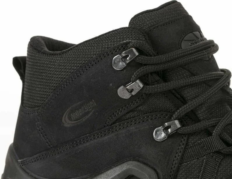سكوتر Black Leather Men's Waterproof Tactical Boots P1492NS