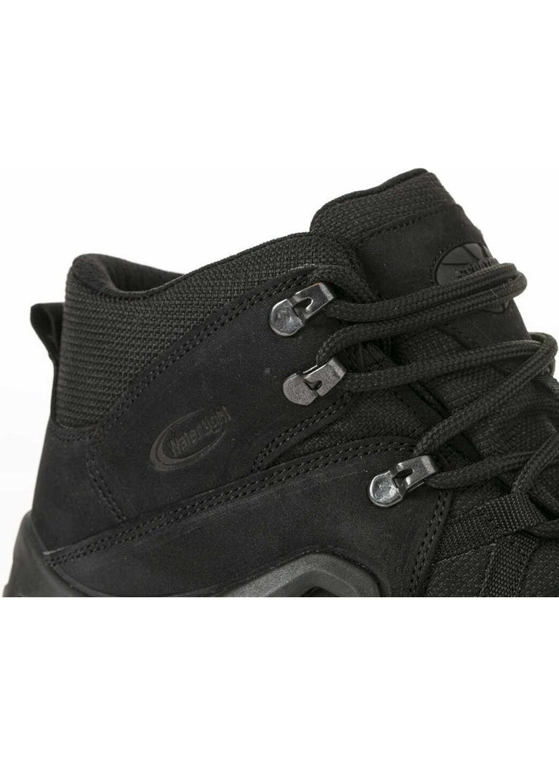 Scooter  Black Leather Men's Waterproof Tactical Boots P1492NS  - Image 5