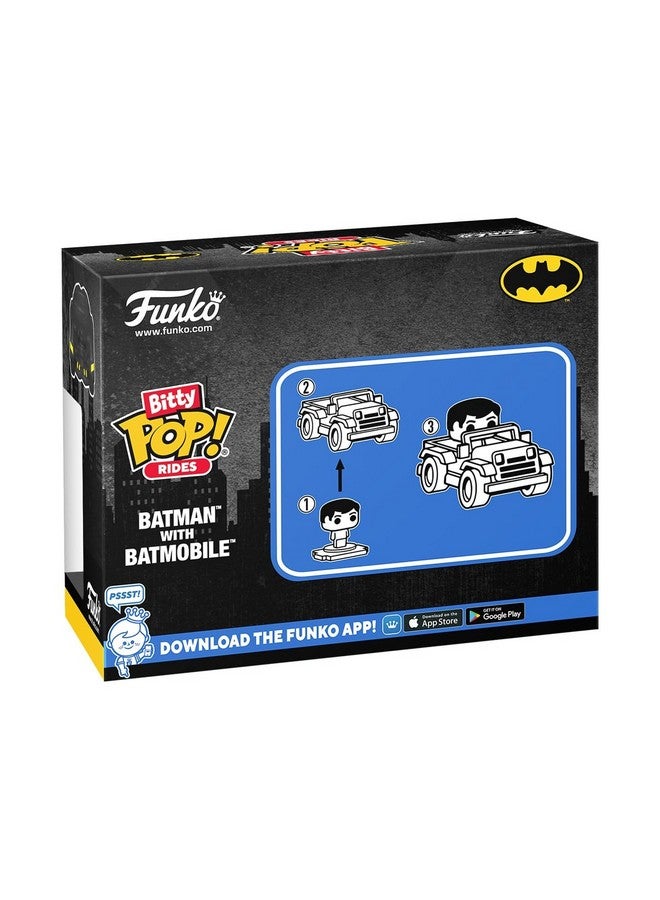 Funko Pop! Bitty Ride: DC - Batman with Bat Mobile - Image 3