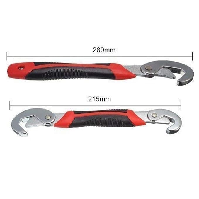 KACHKIT All in One Multipurpose Auto Adjustable Universal Quick Grip Wrench Spanner Set Tools Multi Purpose nutBoltsHand Tools Nuts and Bolts Tools9 mm to 32 mm Works Set of 2 Piece - Image 2